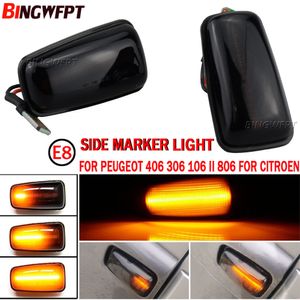 Dynamic Led Turn Signal Side Marker Light For Peugeot 306 106 406 806 Expert Partner For Citroen Berlingo Jumpy Saxo Xantia XM