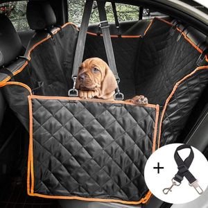 Capa de assento para porta-cachorros grande traseira para caminhões de rede de animais de estimação SUVs com revestimento antiderrapante