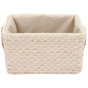 Aufbewahrungsflaschen Korb Make-up Organizer Schublade Rattan Obst Spielzeug Holz Picknick Maisschale Brotkörbe