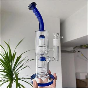 Yeni dab teçhizatları kafa cam su bongs nargile duman boru yağı brülör mumu geri dönüştürücü 14mm banger