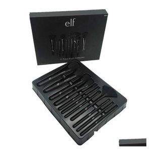 Makeup Brushes Low Price 11st/Set Elf Brush Set Face Cream Power Foundation Mtipurpose Beauty Cosmetic Tool With Box By Drop Delive Dheby