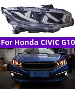 For Honda CIVIC G10 Head Lights Lam-borghini Style Replacement DRL Daytime Headlights Retrofit Projector Facelift