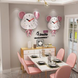 Wall Clocks Watch 2023 Clock Luxury Modern Internet Red Fashion Decorative Living Room Creative Simple