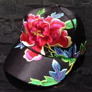 Ballkappen Neuheit Floral Running Baseball Cap Frauen Hut Einstellbare Snapback Weibliche Unsex Hip Hop 2023