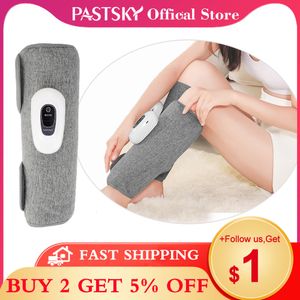 Leg Massagers PASTSKY Electric Leg Massager Full Pressure Treatment Mode 3 Air Pressure Air Bag Vibration Muscle Relief Relaxation Charging 230425