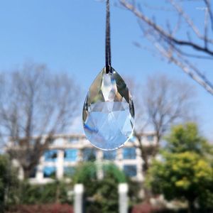 Dekoracje ogrodowe kryształowe krople łzy wiszące kryształy kryształy suncatcher żyrandol pryzmat lampa koralika