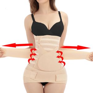 Corsetto Shapers da donna 3 in 1 Postpartum Belly Band Donne incinte Pancia Pancia Pelvi Cintura Avvolgere Vita Trainer Recupero Fasciatura Cinturino Body Shaper 230425