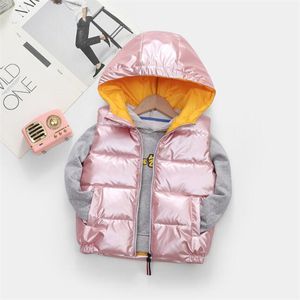 Piumino invernale in cotone per bambini, nuovo ragazzo, gilet caldo, ragazza, cartone animato, piumino con spalle larghe