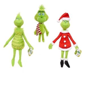 Stuffed Plush Animals 2023 Christmas Green Monster Doll Figure Toy For Boys And Girls Ideal Plushs Gifts Kids Birthday Kid Drop Delive Dh5R4