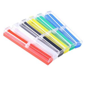 Pencil Cases Hexagonal Crystal Transparent Plastic Pen Box Gift Metal Boxes Case Lx4572 Drop Delivery Office School Business Industr Dhfsy