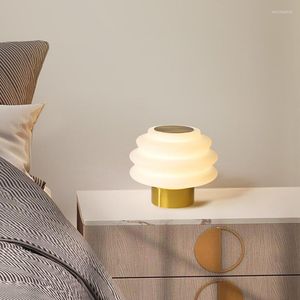 Lâmpadas de mesa 2023 Luzes de leitura moderna de mesa para vida sala de estudo de cama de cabeceira planos de plantão criativo iluminação doméstica
