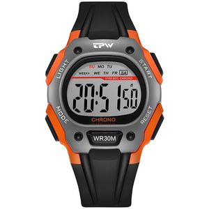 Zegarek TPW 39 mm cyfrowy zegarek dla kobiet szkolna dziewczyna led tylne światło 30 -metrowe wodoodporne