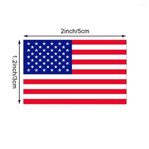 Present Wrap Dophee 250 st/roll American Flag Stickers Scrapbooking For Decoration Labels USA Journal Stationery
