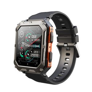 Nya ankomster C20 Pro Smart Watch 1,83 tum BT Ring sportarmband stort batteri IP68 Vattentäta män Watches C20Pro Smartwatch