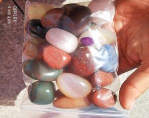 500 g Asorted Turbled Kamienne Kryształ Aventuryna Obsydian Jade Jasper Healing Reiki Chakra Po Reiki i Energy Crystal Healin4847421