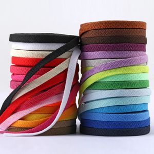 Shoe Parts Accessories 26 Colors Shoelaces Black White Laces Sneaker Shoestring No Elasticity Flat Shoelace Leisure Women Lacet 231124