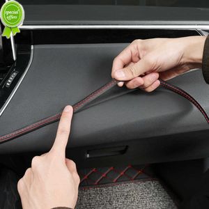 Auto selbstklebende Formleiste Autoinnenraum Armaturenbrett Leder Dekorationslinie DIY Geflecht Streifen Auto Stil Dekoration