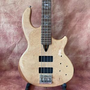 Anpassade 4 strängar Mk II 4 String Bass Guitar Ingen pickup Endast hål Birdeye Maple