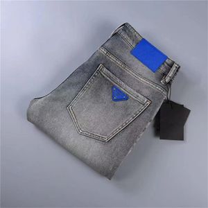 Designer Mens Jeans Elasticity Jean Hombre byxor Män och kvinnor modemärke lyxiga byxor denim byxa trend varumärke motorcykelbyxor herr mager 196