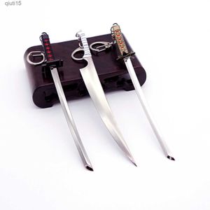 شخصيات الكرتون تبييض سلسلة مفاتيح Kurosaki Ichigo Sword Hitsugaya Toushirou Katana Keyring keyring anime keychains chickains llaveros t230425