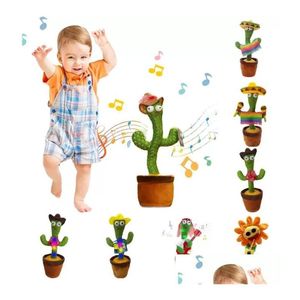 Baby Music Sound Toys 55%Off Dancing Talking Singing Cactus Stuffed Plush Toy Electronic With Song Potted Early Education For Kids Dhth7