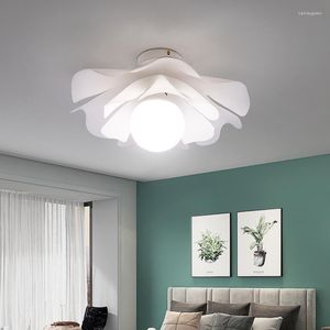 Tavan Işıkları Modern Led Balonlar Nordic Dekor Rustik Flush Mount Cube Işık Yemek Odası