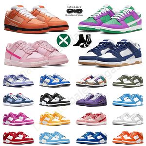 2023 Fashion Pandas Low Running Shoes for Men Women OG Retros Black White Los Angeles Triple Pink Safari Jarritos Orange Lobster Chunky Lows Tennis Outdoor