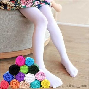 Calzini per bambini Collant per bambini per bambina Calze per neonati Caldi collant per bambini Velluto spesso Balletto Danza Calzini lunghi per bambini bianchi Colore caramella