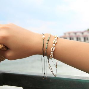 Strang KELITCH Chic Pearl Charm Bracelets Stacking Tiny Beads Wrap Women Trendy Jewelry Accessory