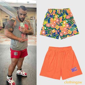 mens designer short swim shorts mens fitness shorts marine pants steel-willed man muscle sports running quarter mesh breathable sweat short