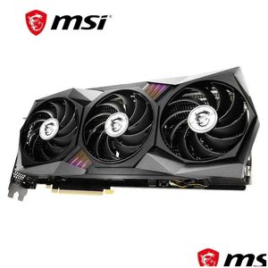 Видеокарты Msi Nvidia Geforce Gtx Rtx 3090/3060 Ti/3070/3080 Игровая видеокарта ПК Прямая поставка Компьютеры Сетевые компьютеры C Ottrp