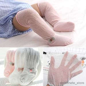 Kids Socks Newborn Toddler Girls summer mesh Ultra-thin breathable over keen socks baby boys bow Anti-mosquito sock infant kids stocking