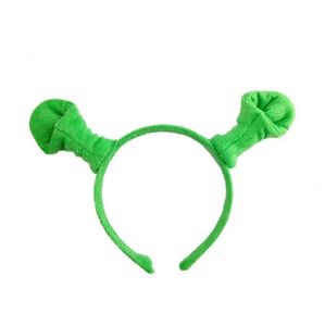 Fascia per orecchie verde OGRE unisex per accessorio in maschera Festa SHREK Fascia per capelli Bomboniera 10 pezzi DEC5974350674