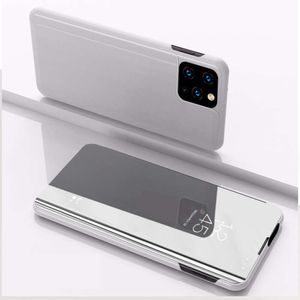 Specchio di placcatura per Iphone 13 Custodia in pelle Flip con copertura completa Clear View per Iphone 11 Pro Max