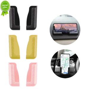 Multifunction Phone Holder for Cars Wall Mounted Self Adhesive Sticker Wall Hooks Mobile Phone Stand Auto Storage Accessories