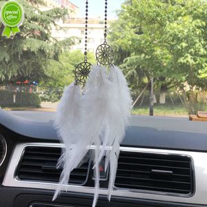 Mini Dream Catcher Araba Kolye Aksesuar İç Mekan Kızlar Tüy ayna Asma Kolye Ev Dekoru Şanslı Araba Süslemeleri