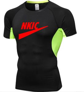 Men Snel droge droge slijtage T-shirt Ademende tops T-shirts Fitness Gym Training Ultrathin Ultralight Sports Tee