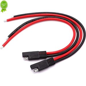 Novo 2pcs 30cm 10AWG SAE CONECTOR CABO SAE CONECTOR rápido Desconectar plugue SAE Extensão automotiva Painel solar SAE Plug SAE