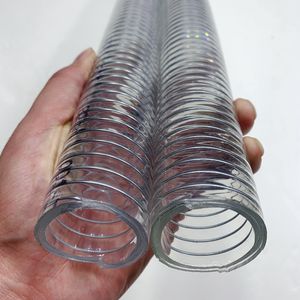 Tüp Soğuk Dayanıklı -40 Dereceli Çelik Tel Hortum Kalınlaştırılmış Şeffaf Çelik Takviyeli Tüp Basınç Dirençli Kauçuk Plastik Tüp