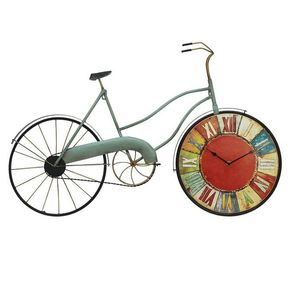 Väggklockor American Retro Bicycle Nostalgic Coffee Shop Creative Home Decoration Clock Bar Shabby Chic Modern Design 3DBG22 Drop Deli DHGLB