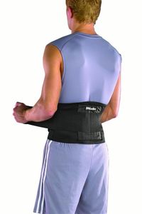 Abrazadera de espalda ajustable, negro, una talla única se adapta más a