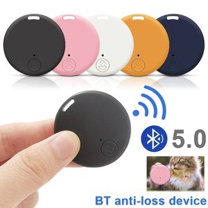 Compact Bluetooth-compat GPS Tracker, Anti-Lost Alarm for Kids, Pets, Bags, Keys, Wallets