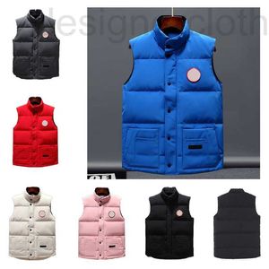 Erkek yelek tasarımcısı lüks Kanadalı Kaz Kış Dış Mekan Popülerlik Erkekler Aşağı Lüks Bodywarmer Moda Ceketleri Kadın Gilet Tasarımcı Kat Erkek Doudoune