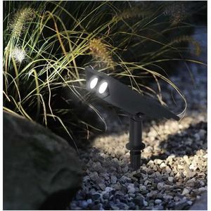 Gräsmattor Solar Ground Lawn Lamp Outdoor LED Garden Landscape Lights Spliced ​​Decorative Spotlight Q231125