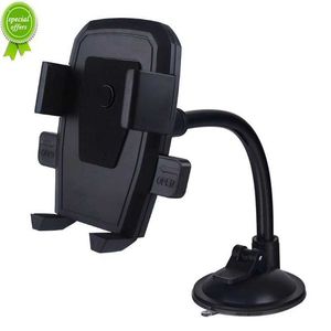 Ny biltelefonhållare Bracket Mount Cup Holder Universal Car Mount Mobile Suction Windshield Phone Locking Car-Accessories