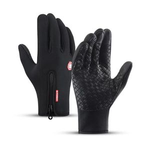 Luvas de inverno tela sensível ao toque quente luvas de bicicleta para homens mulheres correndo caminhadas esportes ao ar livre à prova dwaterproof água velo ciclismo wear alta qualidade 2023