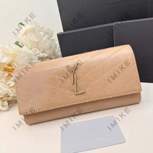 Fashion Women's Long and Short Wallet Designer Women's Leather Wallet Bags Classic Card Wallet Coin Purse with Boxes