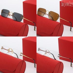 Sıradan güneş gözlükleri tasarımcı moda erkek güneş gözlükleri çerçevesiz açık bahar yaz piknik sonnenbrille pj039 b23 pj039 b23