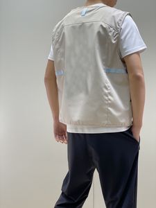 2023 moda strada hip hop uomo gilet di grandi dimensioni serbatoi tessuto di cotone overshirt mens camicie utensili funzionali di alta qualità petto lett2437