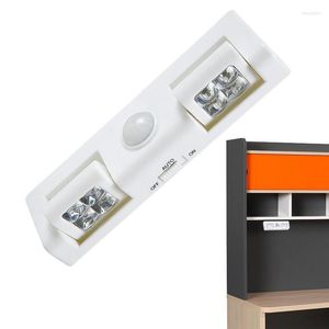 キャビネットの下のナイトライトLED照明クローゼットモーションセンセルドバッテリー電源キッチンワードローブの食器棚